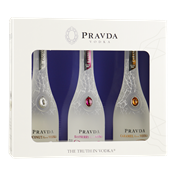 PRAVDA Vodka Flavours Giftpack 3x20cl (caram/raspb/coco)