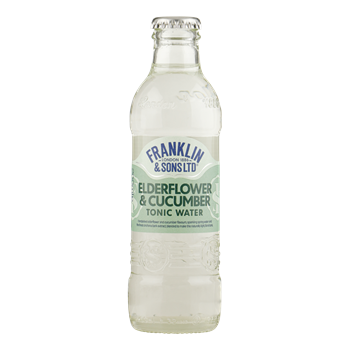 FRANKLIN & SONS Elderflower & Cucumber Tonic 24x20cl