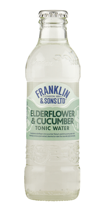 FRANKLIN & SONS Elderflower & Cucumber Tonic 24x20cl