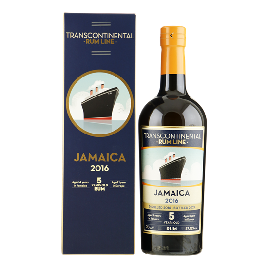 TRANSCONTINENTAL Rum Jamaica 2016 5YO 0,70 ltr