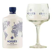 NORDES Atlantic Galician Gin GV 2 x 0,70ltr + 6 x glas