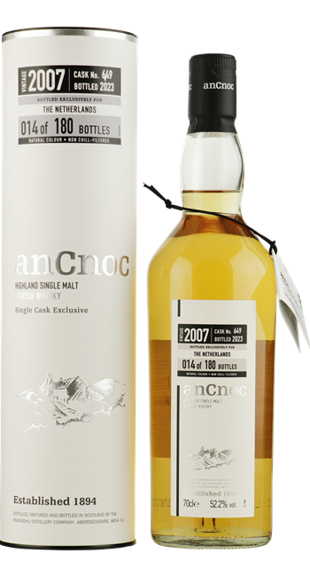 ANCNOC 15YO 2007 Single Cask Netherlands Cask Strength