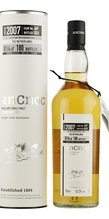 ANCNOC 15YO 2007 Single Cask Netherlands Cask Strength