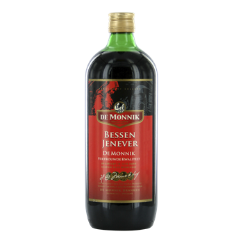 DE MONNIK bessenjenever 1,0 ltr.