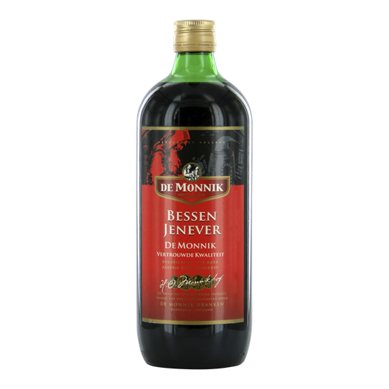 DE MONNIK bessenjenever 1,0 ltr.