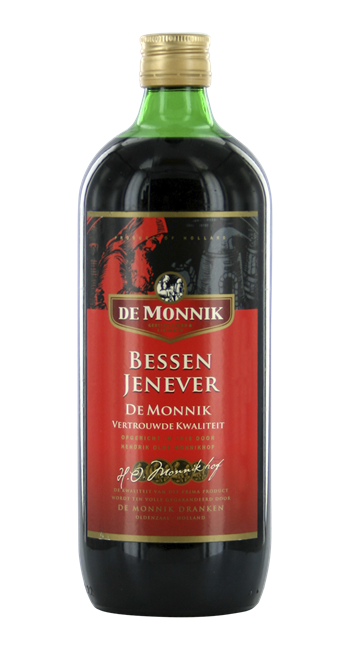 DE MONNIK bessenjenever 1,0 ltr.