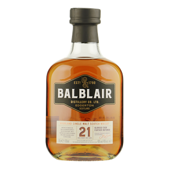 BALBLAIR 21YO Highland Single Malt Whisky 0,70 ltr