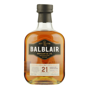 BALBLAIR 21YO Highland Single Malt Whisky 0,70 ltr