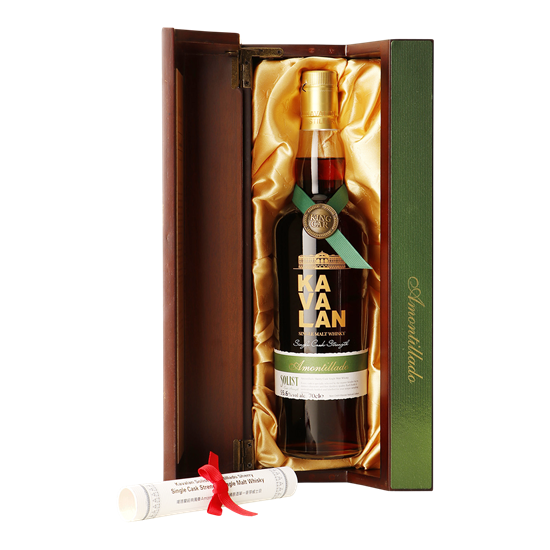 KAVALAN Single Malt Amontillado Cask Solist Sherry 0,70 ltr.