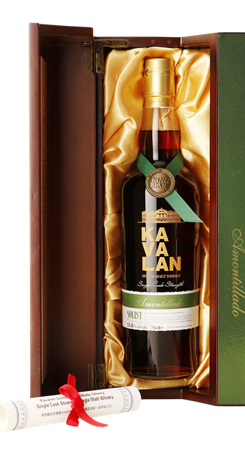 KAVALAN Single Malt Amontillado Cask Solist Sherry 0,70 ltr.