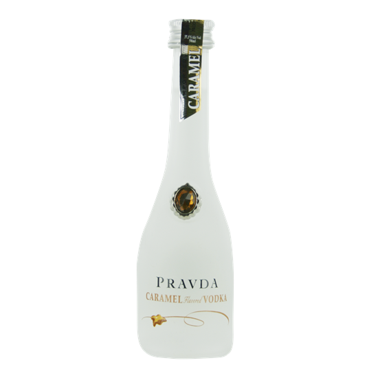 PRAVDA Vodka Caramel miniatuur