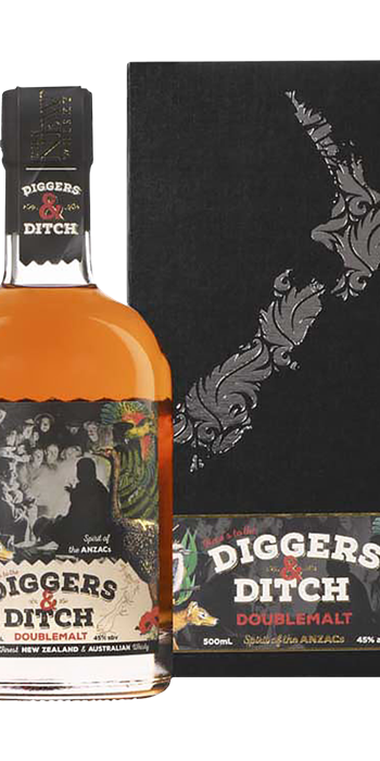 NEW ZEALAND Diggers & Ditch Double Malt whisky 0,50 ltr