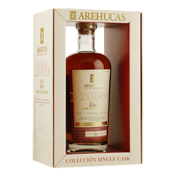 RON AREHUCAS Rum Ruby Port Single Cask 2006 0,70 ltr