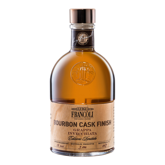 FRANCOLI Grappa Bourbon Cask Finish 0,50 ltr