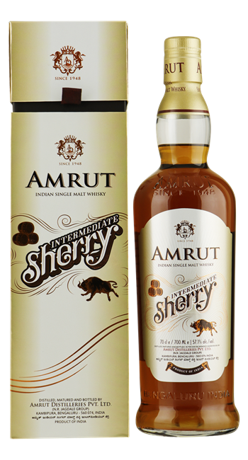 AMRUT Intermediate Sherry Single Malt Whisky 57,1% 0,70 ltr