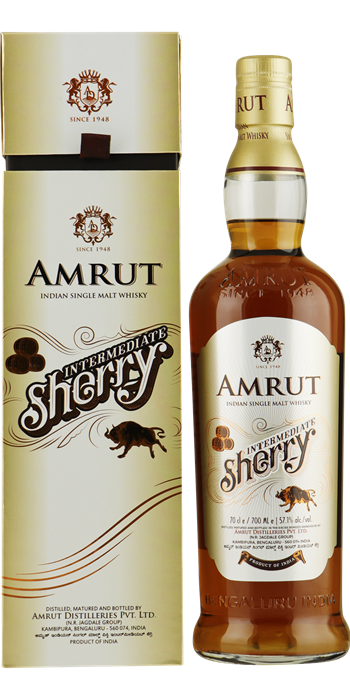 AMRUT Intermediate Sherry Single Malt Whisky 57,1% 0,70 ltr