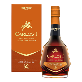 CARLOS I Amontillado Brandy de Jerez Solera Gran Reserva