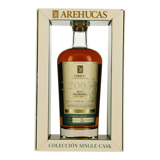 RON AREHUCAS Rum Oloroso Single Cask 2005 0,70 ltr