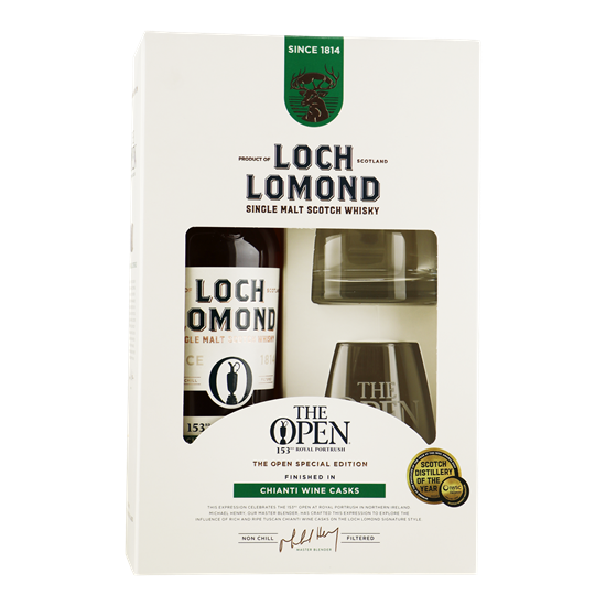 LOCH LOMOND The Open 2025 Giftpack + 2 glazen 0,70 ltr.
