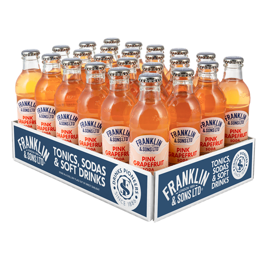 FRANKLIN & SONS Pink Grapefruit Soda 24x20cl