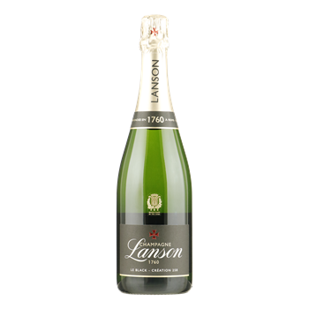 CHAMPAGNE LANSON Le Black Creation Brut in + 2 glazen