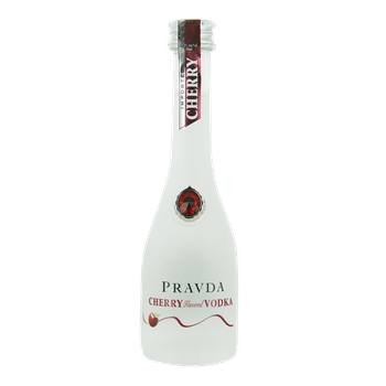 PRAVDA Cherry Vodka miniatuur