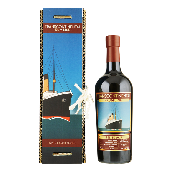 TRANSCONTINENTAL Rum Belize 2006 SC 65,5% 0,70 ltr