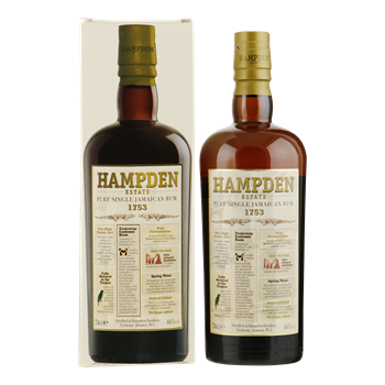 HAMPDEN Estate Pure Jamaican Rum 1753 46% 0,70 ltr