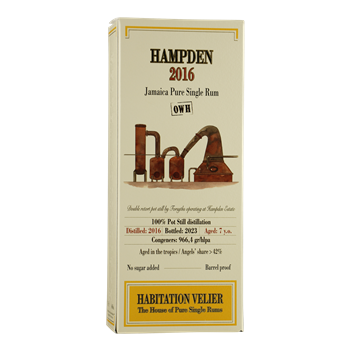 HABITATION VELIER Hampden 7YO 2016 OWH 60% 0,70 ltr