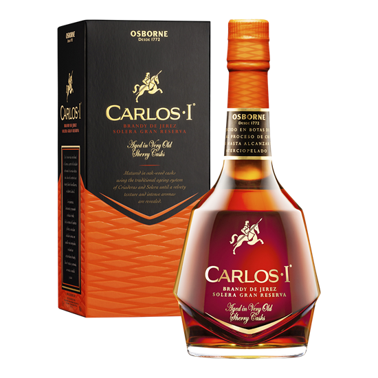 CARLOS I Brandy de Jerez Solera Gran Reserva 40%