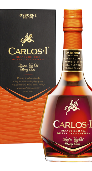 CARLOS I Brandy de Jerez Solera Gran Reserva 40%