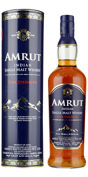 AMRUT Cask Strength Indian Single Malt Whisky 61,8% 0,70 ltr