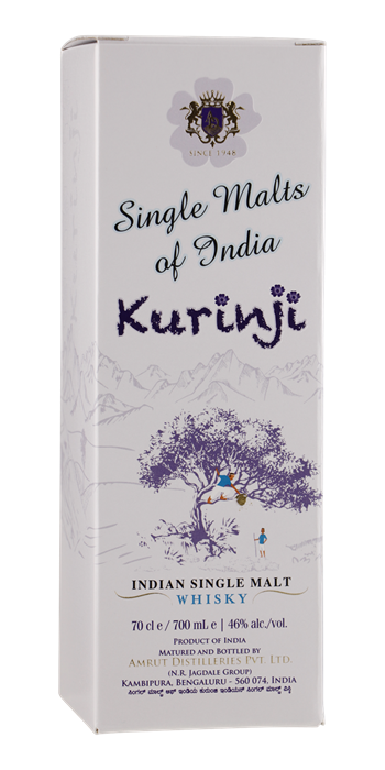 AMRUT Kurinji Single Malts of India 46% 0,70 ltr