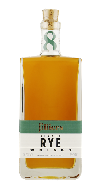 FILLIERS Single Rye Whisky 8YO 46,5% 0,50 ltr