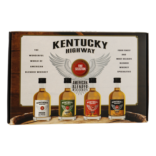 KENTUCKY HIGHWAY Whiskey pack 4x5cl