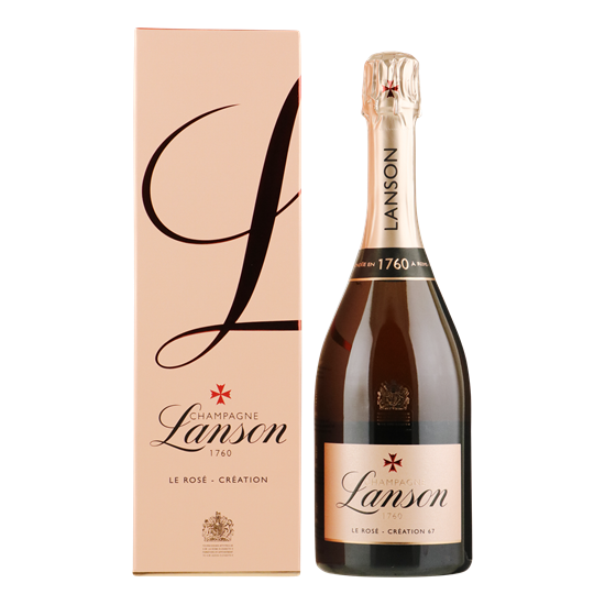CHAMPAGNE LANSON Le Rose Creation Brut in GVP