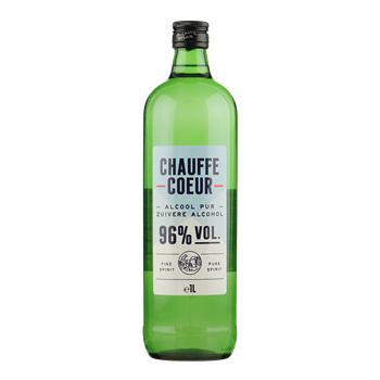 ALCOHOL 96% Chauffe Coeur 1,0 ltr. -alleen voor horeca-