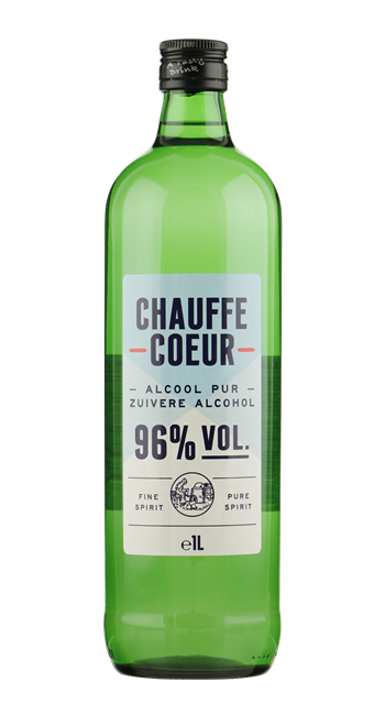 ALCOHOL 96% Chauffe Coeur 1,0 ltr. -alleen voor horeca-