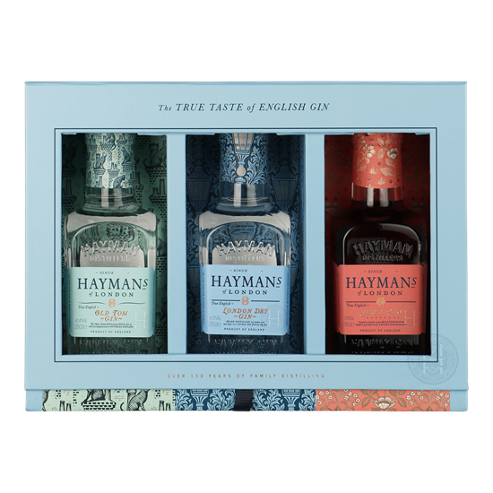 HAYMAN'S Gin Giftpack (Old Tom/London Dry/Sloe Gin) 3x20cl.