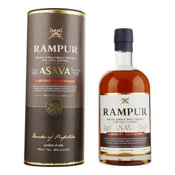 RAMPUR Asava Indian Single Malt Whisky 0,70 ltr