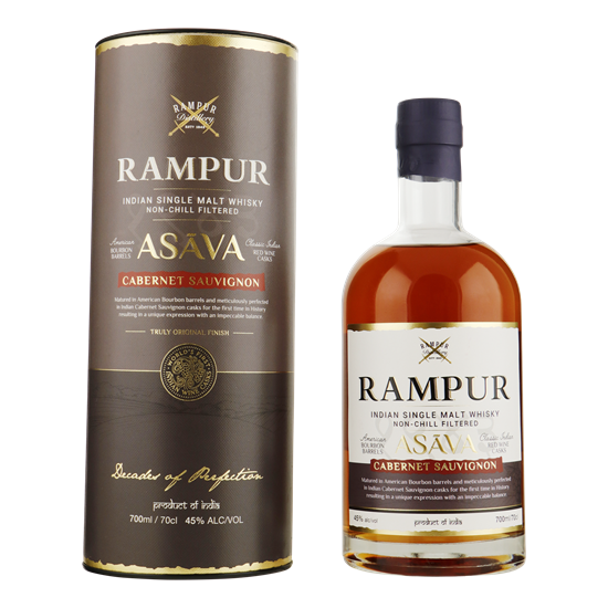 RAMPUR Asava Indian Single Malt Whisky 0,70 ltr