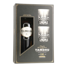 TAMDHU 12 YO giftpack met 2 glazen 0,70 ltr