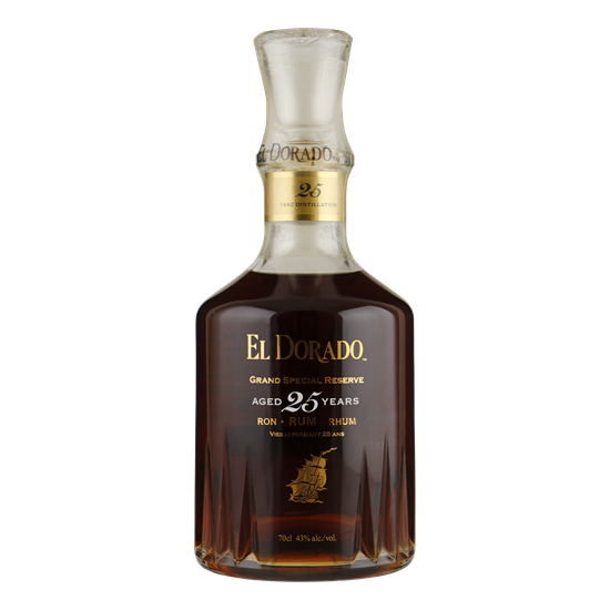 EL DORADO Rum 25 Years 43% 0,70 ltr