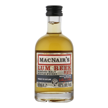 MACNAIR'S 12YO Blended Peated Malt miniatuur 5cl