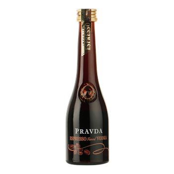 PRAVDA Espresso Vodka miniatuur 5cl