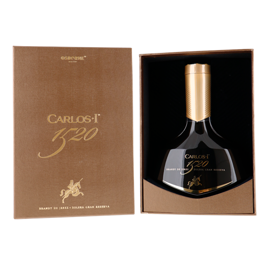 CARLOS I 1520 Brandy de Jerez -Solera Gran Reserva