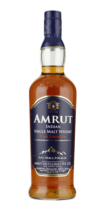 AMRUT Cask Strength Indian Single Malt Whisky 61,8% 0,70 ltr