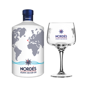 NORDES Atlantic Galician Gin GV 2 x 0,70ltr + 6 x glas