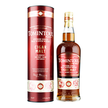 TOMINTOUL Cigar Malt Whisky Oloroso Sherry Cask 0,70 ltr