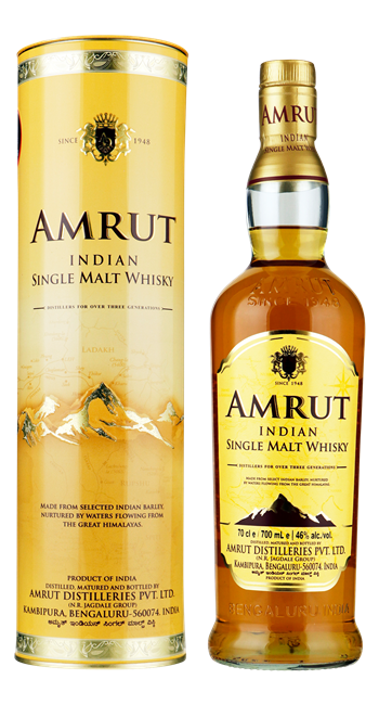 AMRUT Indian Single Malt Whisky 46% 0,70 ltr.